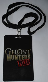 Ghost Hunters Live 2011 Badge Signed by GH GHI DT and FOF Teams