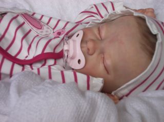   CLARES BABIES* Stunning Reborn fake Baby Girl doll ANDI Linda Murray