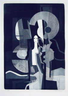 Andre Minaux Arabesque Etching s N