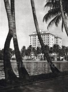 1926 Vintage Palm Beach Florida Whitehall Flagler Hoppe