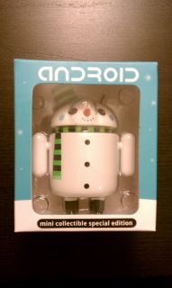   Authentic Android Mini Collectible Snowman Figure Andrew Bell