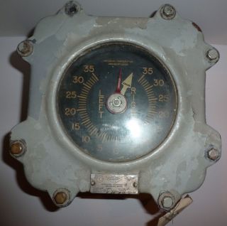 Henschel Corp Amesbury Mass. Navy Ships Rudder Indicator 1940