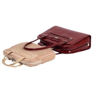 McKlein Oak Grove Ladies Italian Leather Laptop Briefcase w Series 