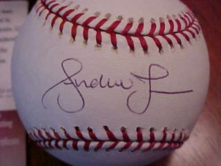 Andruw Jones New York Yankees Autographed Baseball with Certificate 