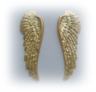 Pair of Angel Wings Charms Findings BC 23