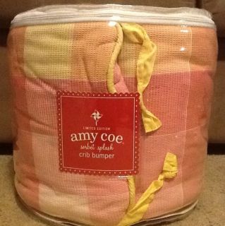 NIP Amy Coe Limited Edition Pink Sorbet Splash Bedding Baby Girl Crib 