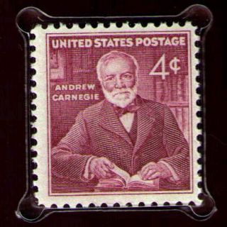 Cent United States Postage Stamp Andrew Carnegie