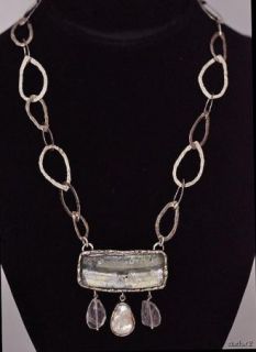 New One of A Kind Angie Olami Roman Glass Necklace
