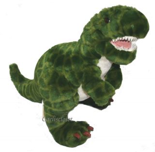 Toys R US Animal Alley T Rex Dinosuar Plush Stuffed Animal Standing 