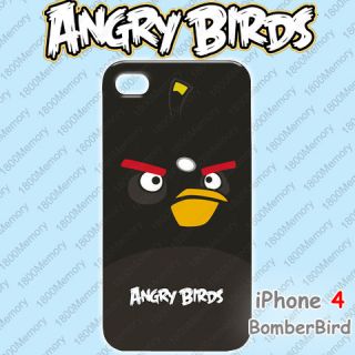  Angry Birds Case for Apple iPhone 4 Red Yellow Bird Green King Pig 