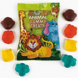 60 Jungle Safari Zoo Animal Gummy Candy Party Favors