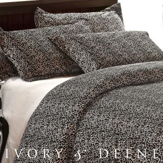   Leopard Fur King Sz DOONA Duvet Quilt Cover Animal Print Bedding Set