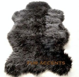   Sheepskin Area Rug Faux Fur Accent Fake Throw Pelt Area Rugs