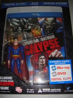 SUPERMAN/BATMAN APOCALYPSE W/FIGURE (Blu ray+DVD+Digital Copy)