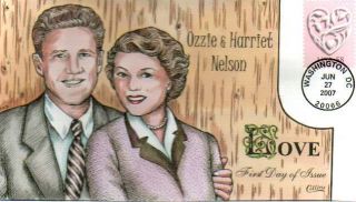 COLLINS HAND PAINTED 4152 Wedding Hearts Ozzie Harriet Nelson