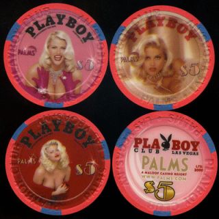 Casino Chips Anna Nicole Smith Las Vegas $5 Full Set 3