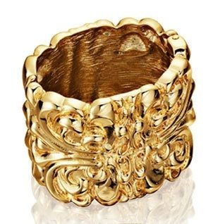 ANNA DELLO RUSSO at H M GOLD CUFF BRACELET MUST HAVE SOLD OUT