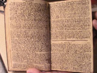 1735 Colonial Bible  Handwritten By Rev Wm Brogden (Notable American 