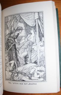 1907 The Olive Fairy Book Andrew Lang 8 Coloured Plates Full Calf 