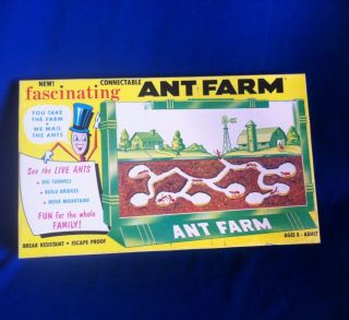 ANT FARM CONNECTIBLE UNCLE MILTON 1979 #15 VINTAGE COMPLETE NEW UNUSED 