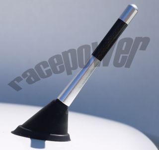   Silver Carbon Fiber Screw Type Aluminum Universal s13 Antenna