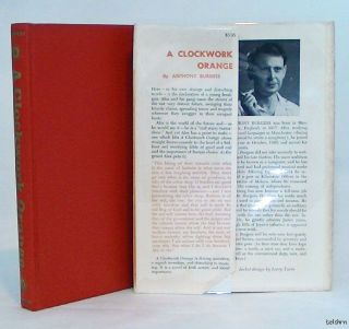 Clockwork Orange ~ Anthony Burgess ~ 1st/1st US ~ Review Copy ~Books 