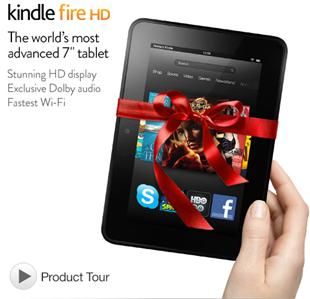  Kindle Fire HD 16GB, Wi Fi, 7in   Black (Latest Model)