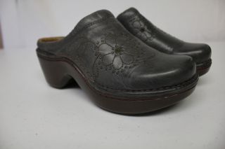 New Womens Ariat Clogs w Stitching and Studs Gray Leather $100 