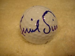 Annika Sorenstam Signed Golf Ball Full Signature w COA
