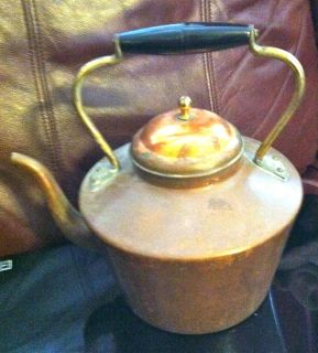 Antique Copper Tea Kettle by Douro Made in Portugal