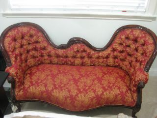   Victorian Sofa/ Antique Victorian Sofa/ Antique Victorian Style Sofa