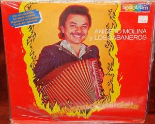 Aniceto Molina Y Los Sabaneros Echando Candela LP SS