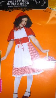 Red Riding Hood Child Costume Dress 7 8 NIP