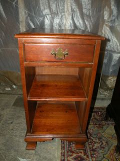 Antique Cherry Bedroom Nightstand End Side Table