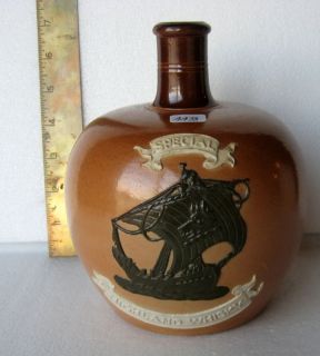 Antique Stoneware Scotch Whisky Jug Special Highland