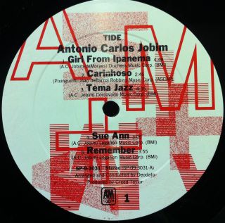 Antonio Carlos Jobim Tide LP Mint SP 9 3031 Audiophile Jazz Am Virgin 
