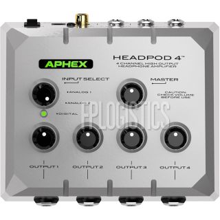 Aphex Headpod 4 Channel Headphone Amplifier Four Output Distribution 