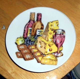 Shafford Cheese and Crackers Appetizer Plates Set of 2