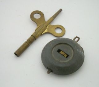 Antique Mantel Clock Key Pendulum Set for Parts