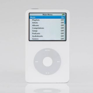Apple iPod Classic 5th Generation 30GB Good Condition White  Player 