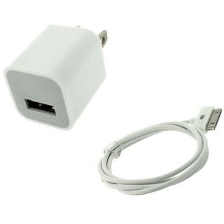 USB Wall Charger Cable for Apple iPod Nano 4 5 6 Gen