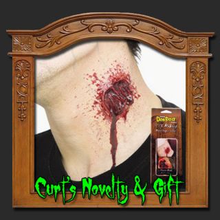 Latex Vampire Gash Gory Wound Appliance F x Makeup