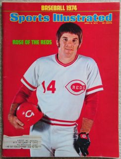 Sports Illustrated Pete Rose Baseball April 8 1974