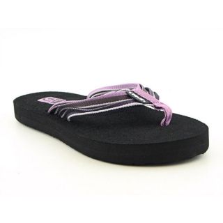 Teva Mush Adaptos ws Womens Size 6 Purple Textile Flip Flops Sandals 