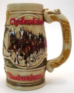 Anheuser Busch Budweiser Beer Stein Mug Clydesdales