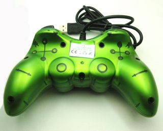 Green USB Computer Game Pad Controller Joypad Joystick