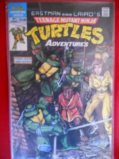Archie Adventure Series Turtles Adventures Issue 1 1988