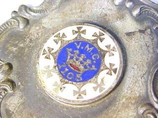 royal arcanum 1105 vintage sterling fob charm
