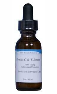 Ferulic Acid Vitamin C E Anti Aging Antioxidant
