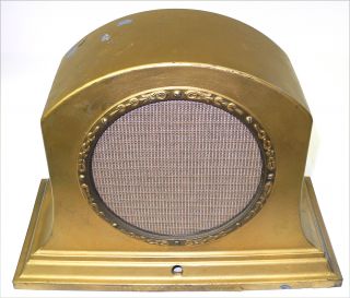 Antique Original RCA 100 A Radio Speaker, Gold Color, Very Good Tone 